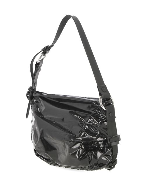 Borsa con dettaglio gommato nero opaco INNERRAUM | S05BSBKPV00BLACK SHINY/BLACK